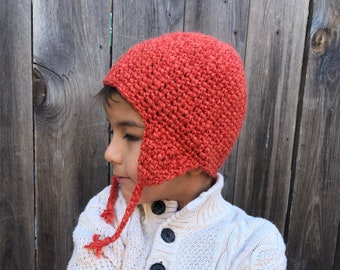Crochet beanie with earflaps pattern