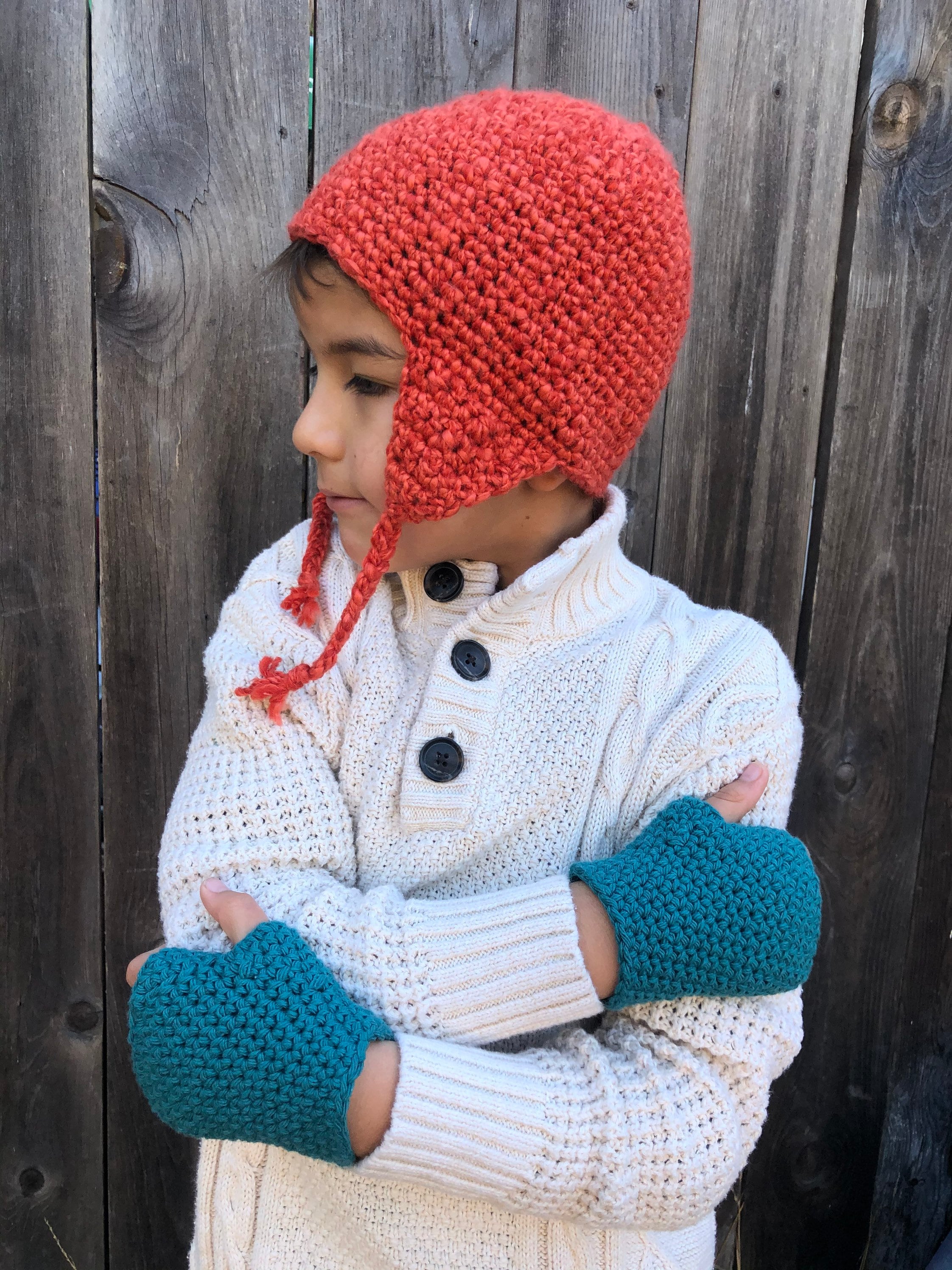 Crochet beanie with earflaps pattern Etsy 日本