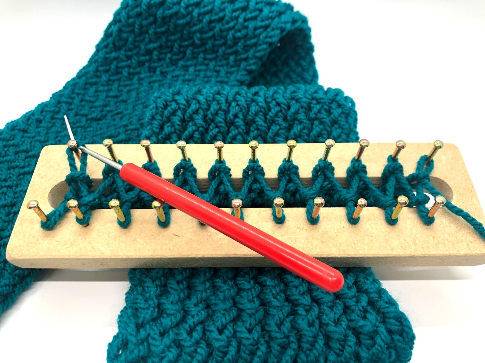 Loom Knit a Scarf Tutorialpattern Etsy