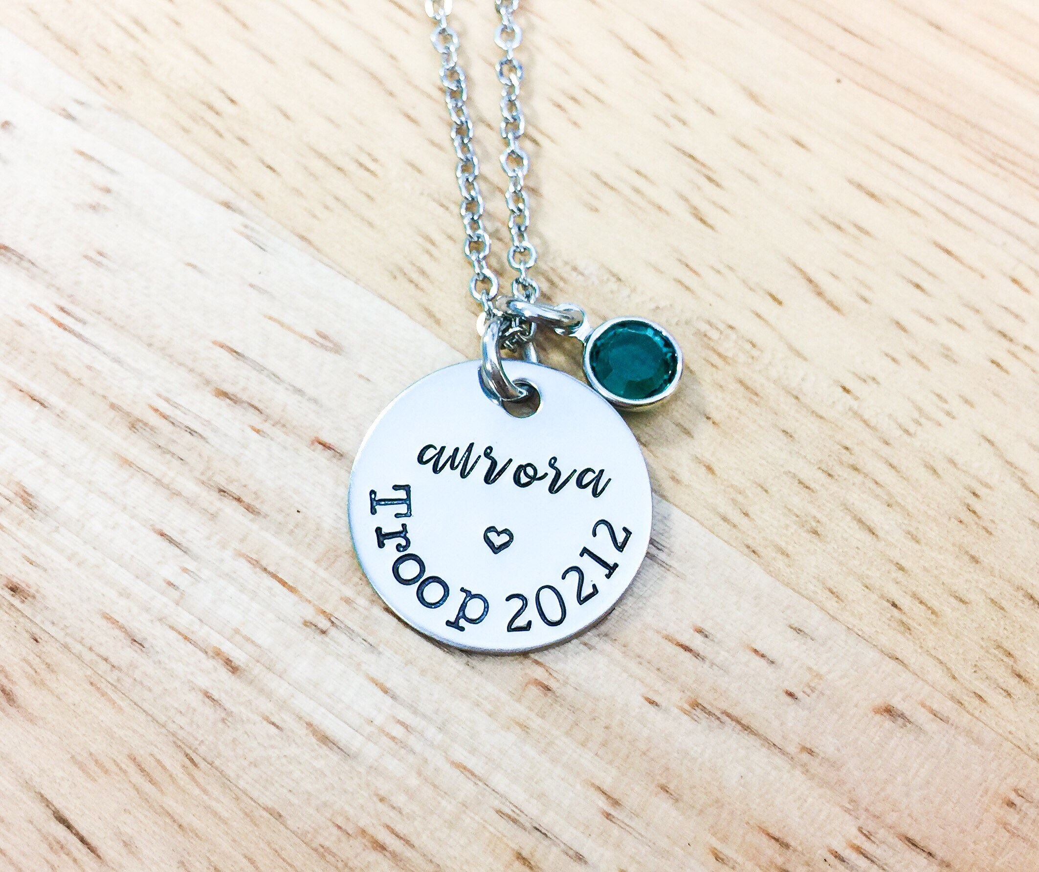 Girl Scout Necklace Girl Scout Jewelrygirl Scout Etsy