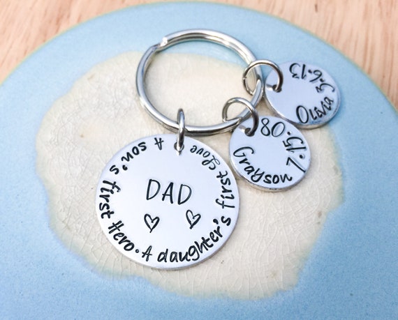 daddy a daughter's first love keyring