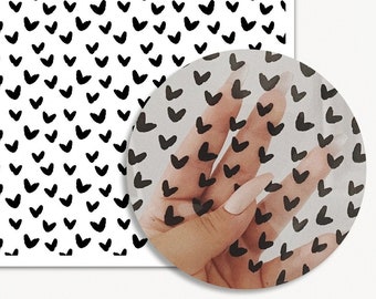 HEART ACETATE Planner Dashboard Transparent Vellum Scrapbooking Cardmaking