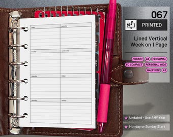 Plan: Weekly