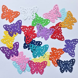 Butterfly Embellishment, Butterfly Decoration, Butterfly Cutout - Set of 25