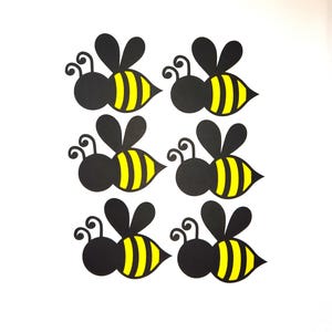 Paper Bee, Bee Die Cuts - Set of 6