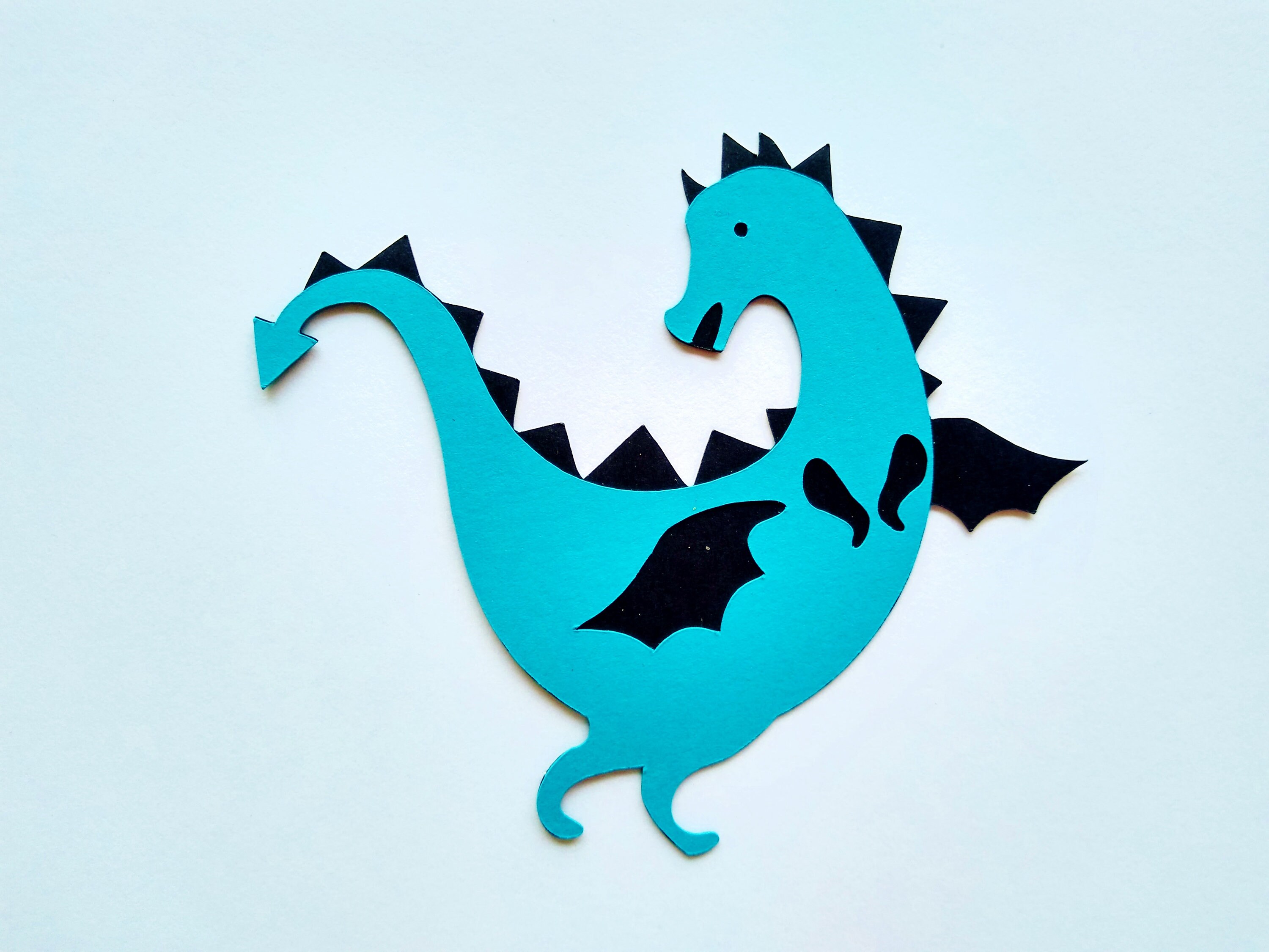 Paper Dragon Cutouts, Party & Scrapbook Embellishments, Set of 4 - Etsy