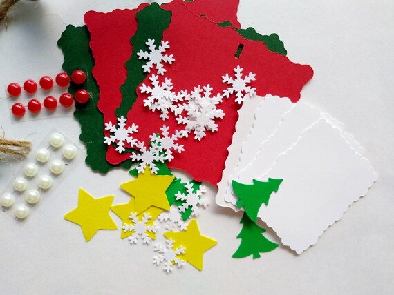 holiday tag kit christmas