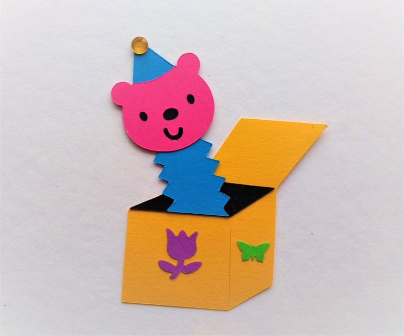 Paper Jack in the Box Jack in the Box Die Cut Toy Cutout Etsy