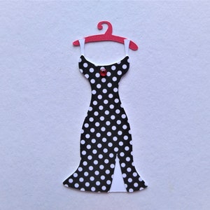Dress Cutouts, Die Cut Dress, Cocktail Dress - Set of 3