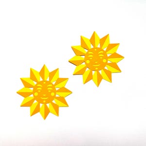 Sun Cutout, Sun Die Cut, Sun in Splendor - Set of 6