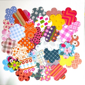 Flower Die Cuts, Floral Paper Punches - Set of 10 or 30