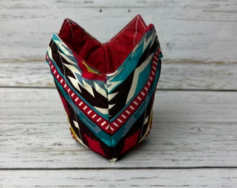 Aztec Ice Cream Pint Cozy, Southwestern gift, Instant Noodle Cozy, Oatmeal Cup Cozy, College Student Gift, housewarming gift IC298