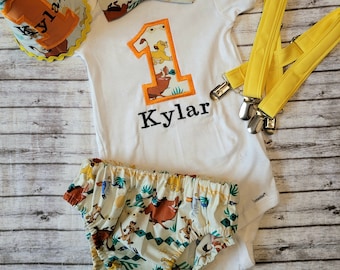lion king birthday outfit