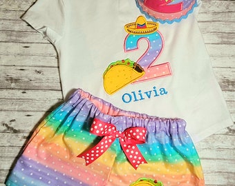 Taco Outfit,Girl Birthday Outfit,Cake Smash outfit,Taco Birthday,Tacos,Taco Party,1st,2nd Birthday,Taco life,Taco Tuesday,birthday outfit