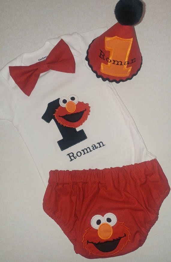 sesame street smash cake outfit