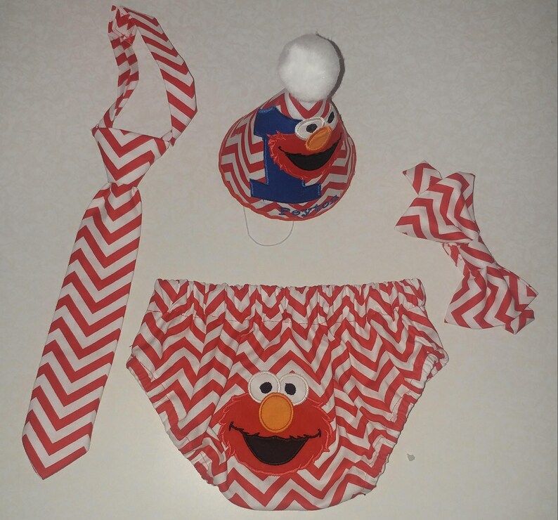 Elmo Smash Cake Outfitsesame Street Outfitphoto Smash Cake Etsy