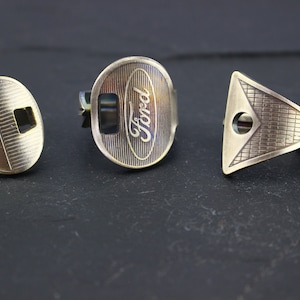 Ford Car Key Ring Jewelry Automotive Lincoln Continental & Edsel Vtg. 40&#39;s 50&#39;s Truck 60-70 Industrial Machine Age Automobile Gift Vintage