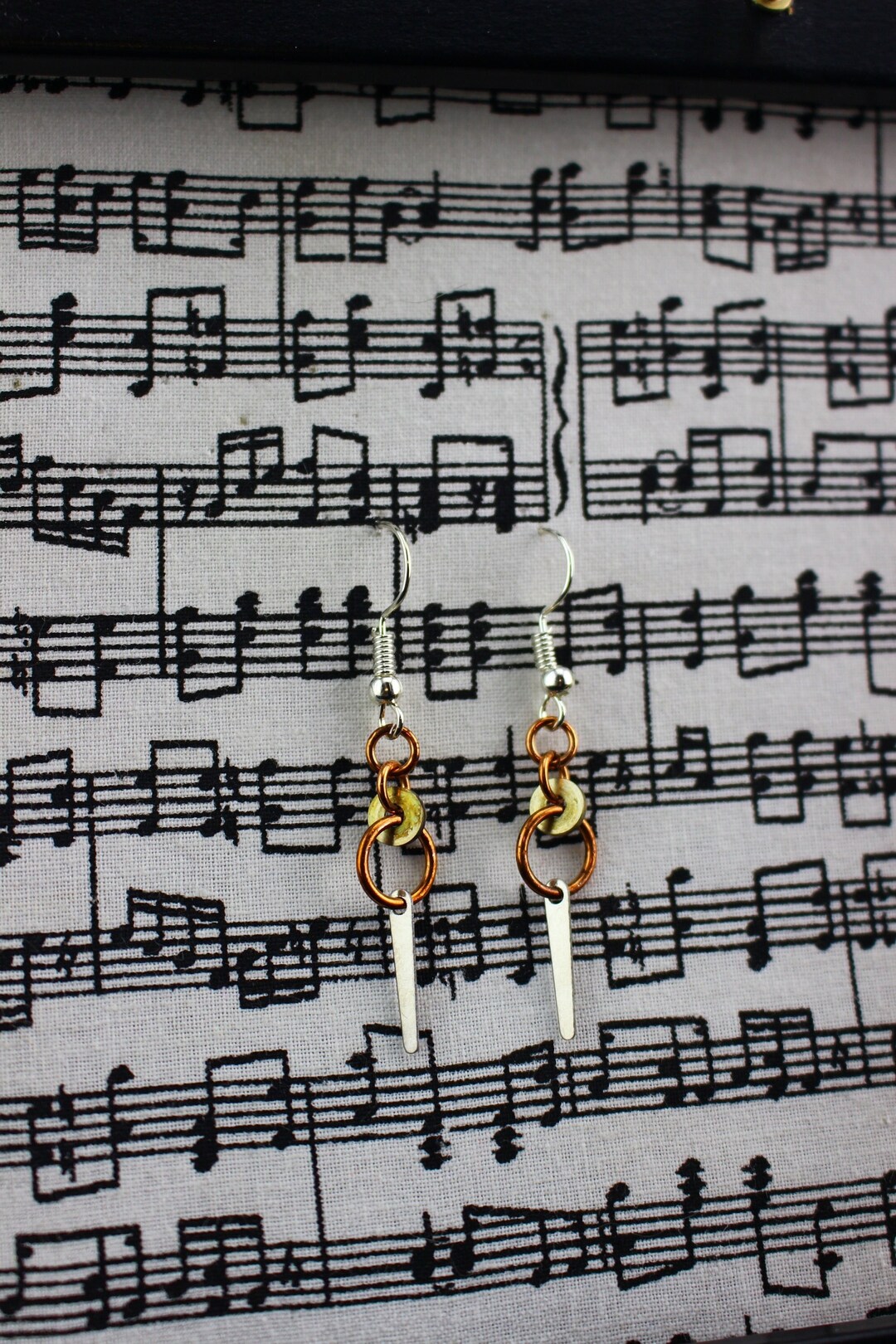 Earrings Made From Authentic Musical Instrument. Etsy