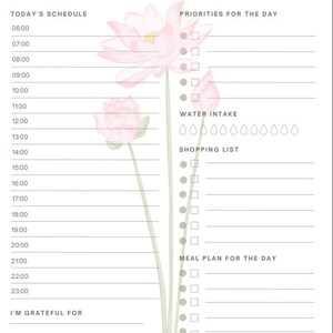 Vintage vibe Digital Daily Personal Planner