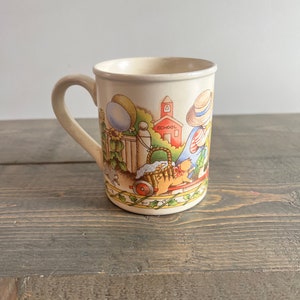Vintage 1990 Watkins Country Kids Mugs Good friends are forever