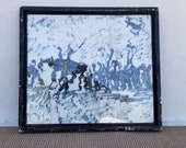 Purvis Young Abstract Painting .