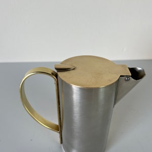 1930's Art Deco Stainless Steel and Brass Tapster Revere Rome Ny, Beer or Soda Can Opene image 3