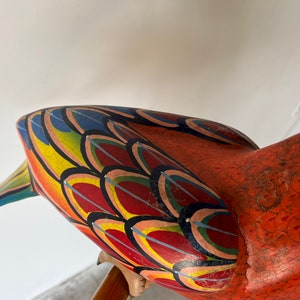 1980s Sergio Bustamante Style Large Toucan Bird Floor Sculpture image 6