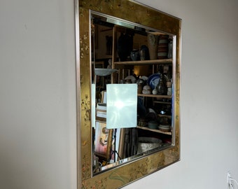 1980's La Barge Chinoiserie J. Beukema Wall Mirror, Signed