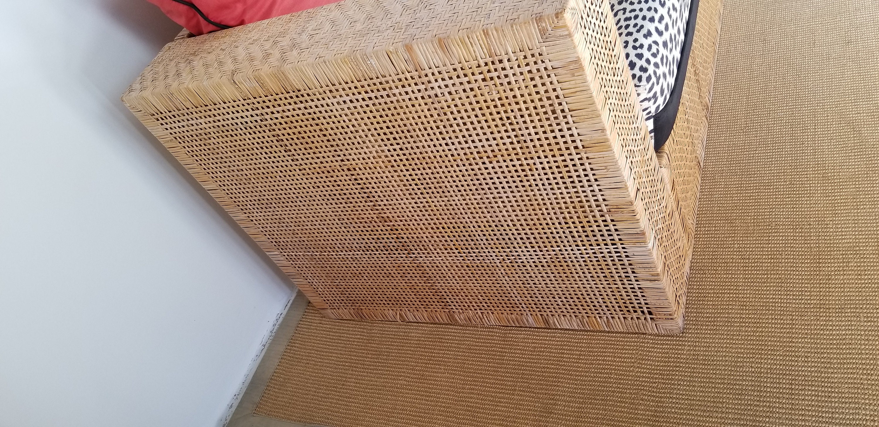 1970's Billy Baldwin for Bielecky Brothers Woven Rattan | Etsy