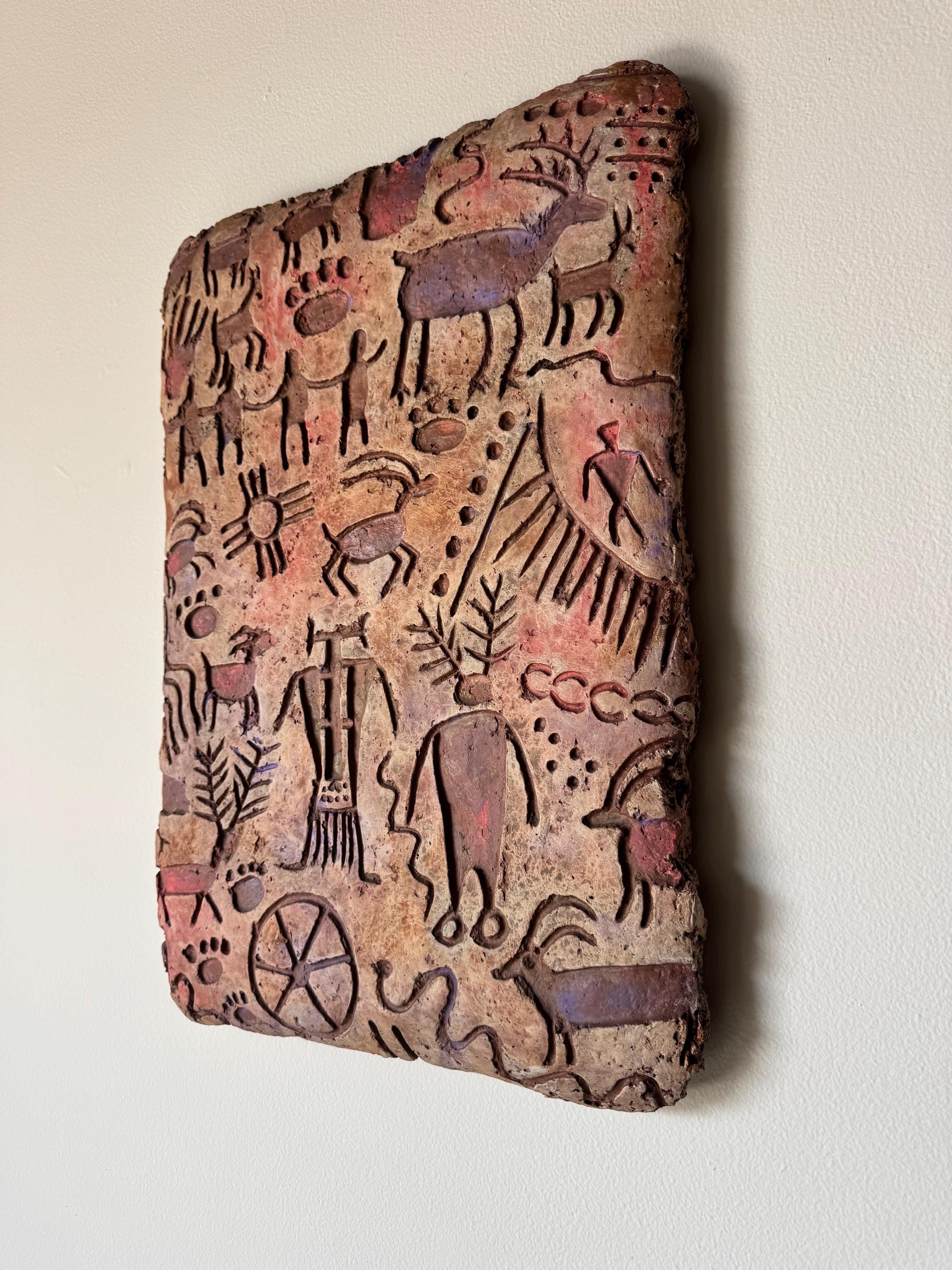 1994 Vintage Native American Wall Art by Tucson Arizona Artist Ron