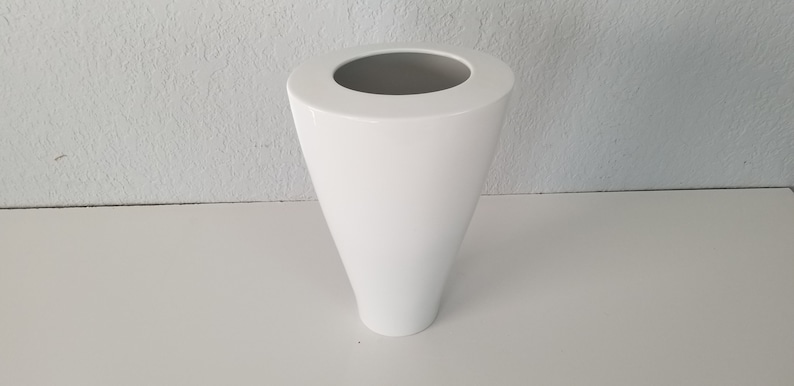 Vintage German White Porcelain Vase by Rosenthal Studio Line image 1