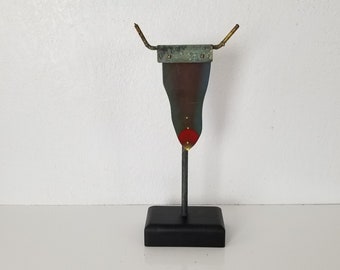 80's Modernist / Postmodern Keni F. Duffy Art Bull Head Sculpture .