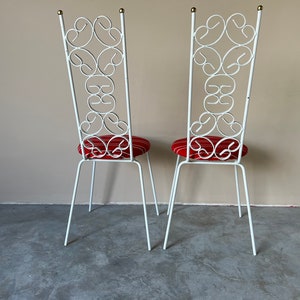 Mid-Century Arthur Umanoff Granola Bistro Dining Chairs Pair image 5