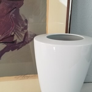 Vintage German White Porcelain Vase by Rosenthal Studio Line image 6