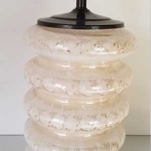 1970's Italian Carlo Nason Style Five-Tier Murano Glass Table Lamp image 10