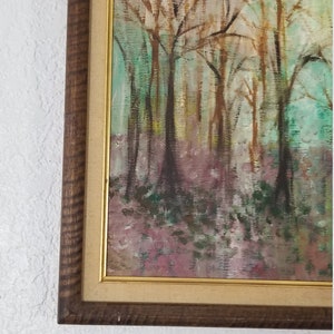 Mid-Century Landscape Oil on Canvas Painting. image 4