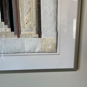 1980's Lucinda Carlstrom Mixed Media Geometric Wall Art image 9