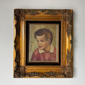 Maurice  Glickman ( American 1906- 1981 ) Oil Portrait Painting