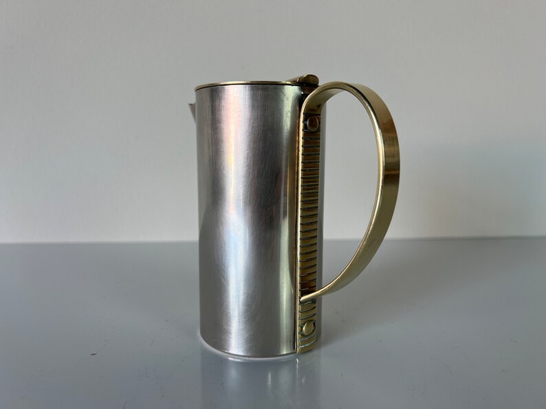 1930's Art Deco Stainless Steel and Brass Tapster Revere Rome Ny, Beer or Soda Can Opene image 4