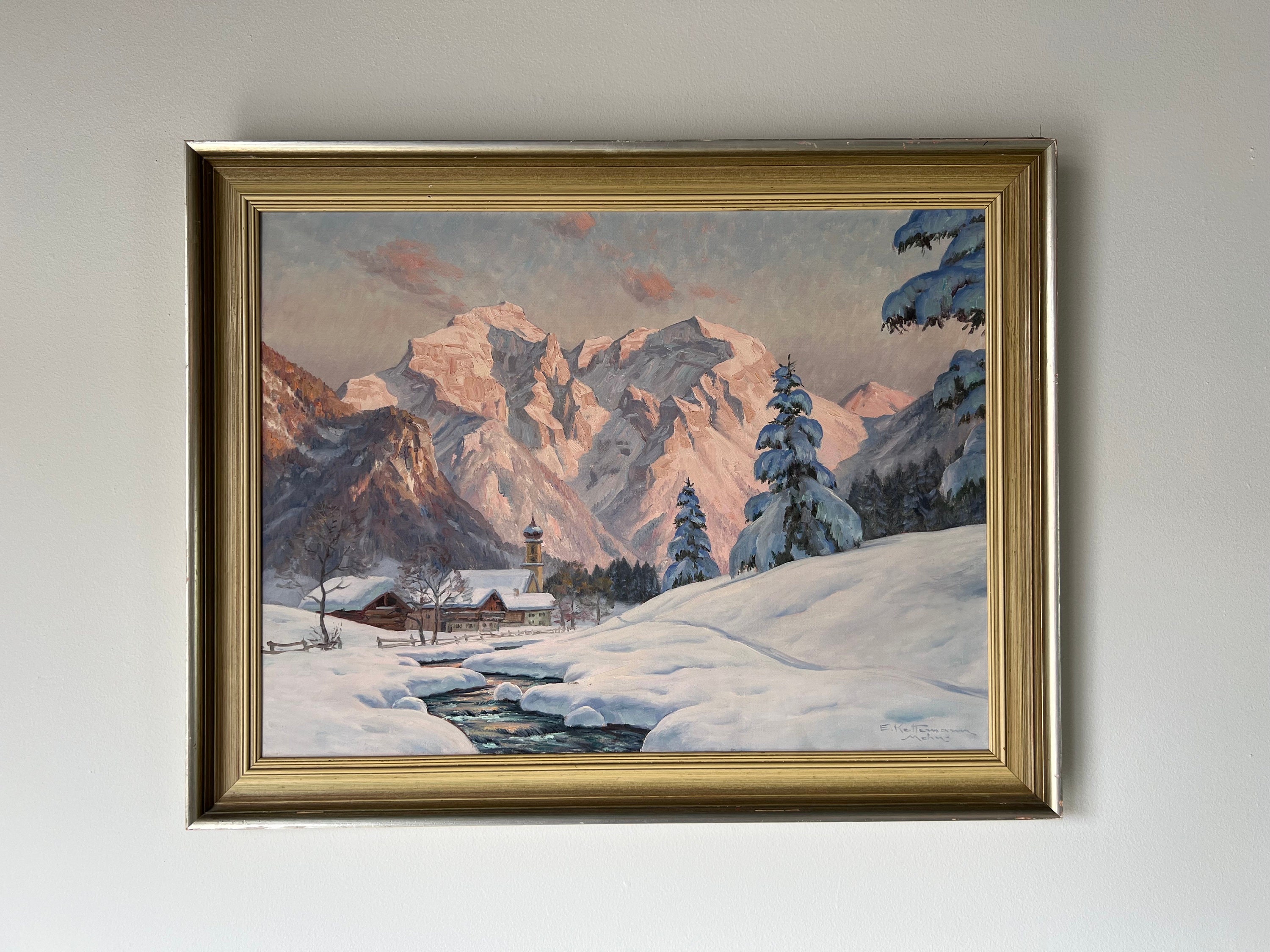 ▷ Painting Snowy Mountains by Du Mingxuan | Carré d'artistes