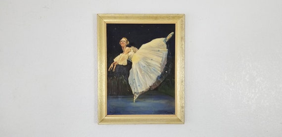 1955 D. E Simpson " Miss Dorothy Anderson " Oil Painting.