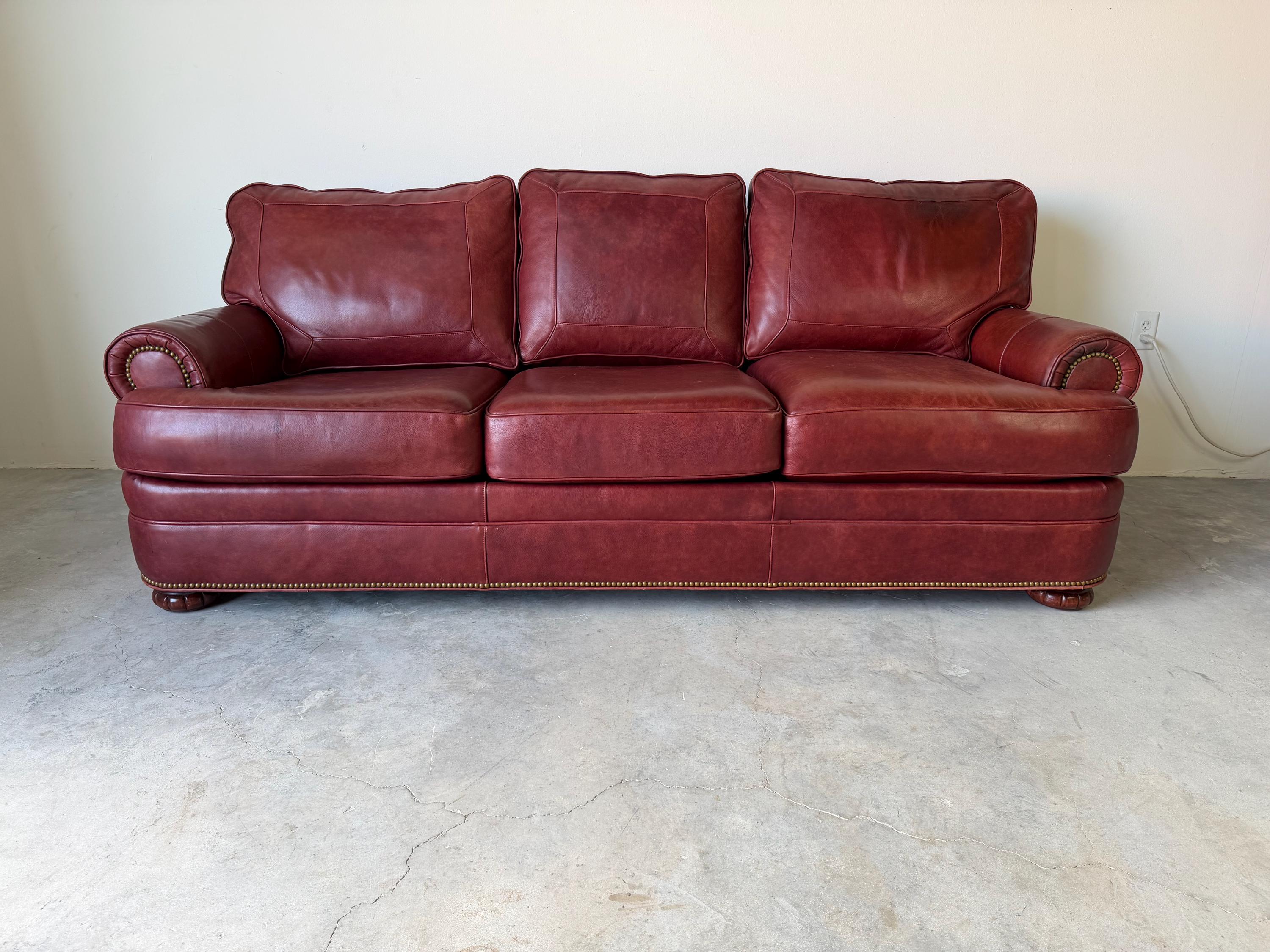 Hancock and Moore Leather Sofas - Etsy