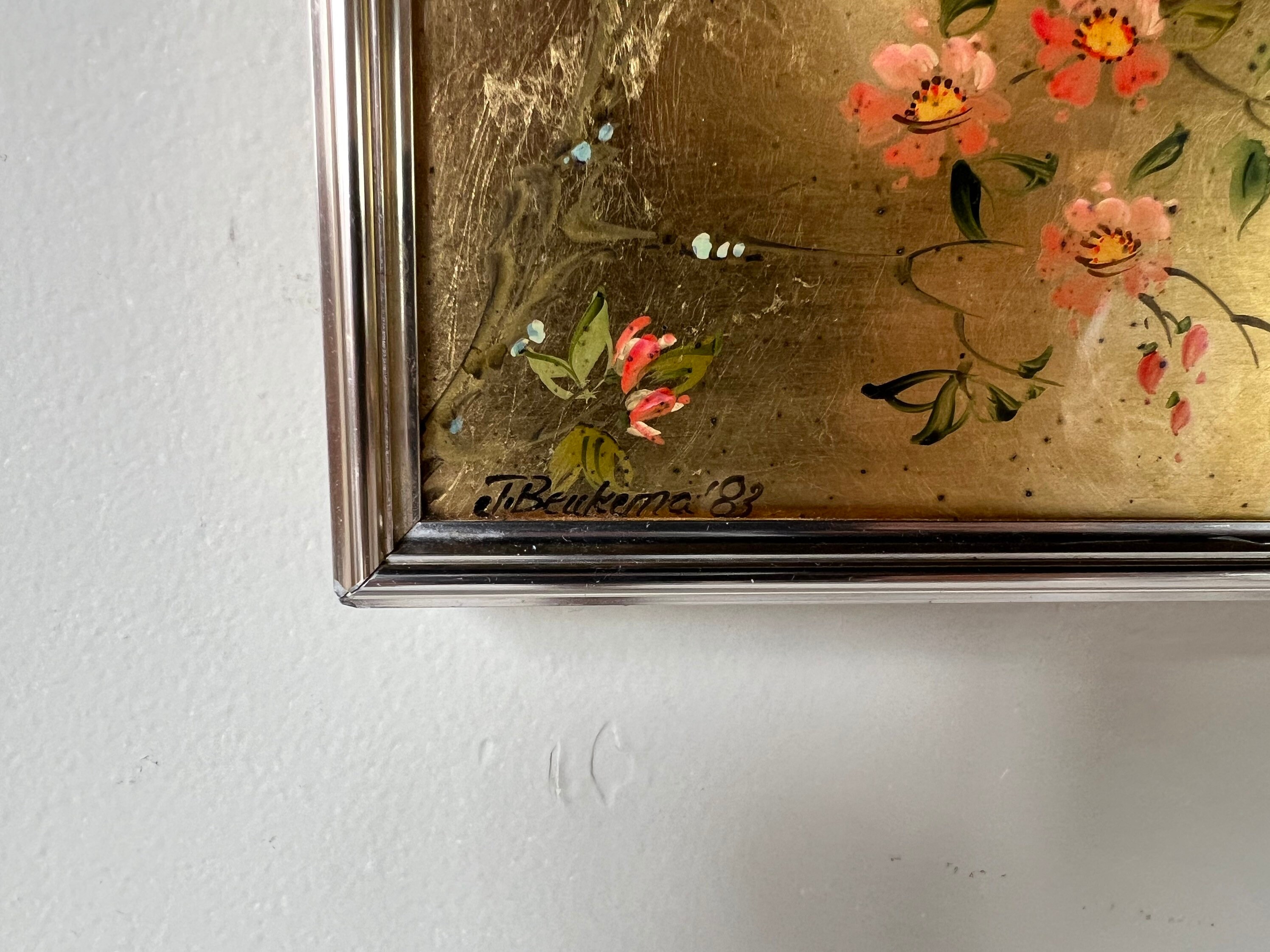 1980's La Barge Chinoiserie J. Beukema Wall Mirror, Signed