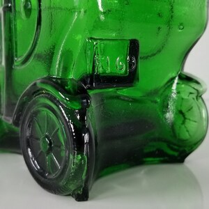 1960's Italian Emerald Green Glass Car Decanter . image 6