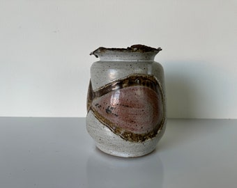 Mid-century Organic  Brutalist Art Studio Pottery Vase