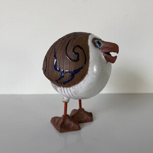 Susan Davis Cape Cod Art Pottery Handcrafted Seagull Bird Sculpture, Signed