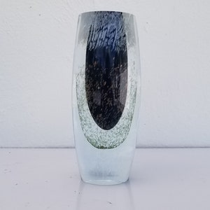 Vintage Italian Sommerso Murano Art Glass Vase . image 3