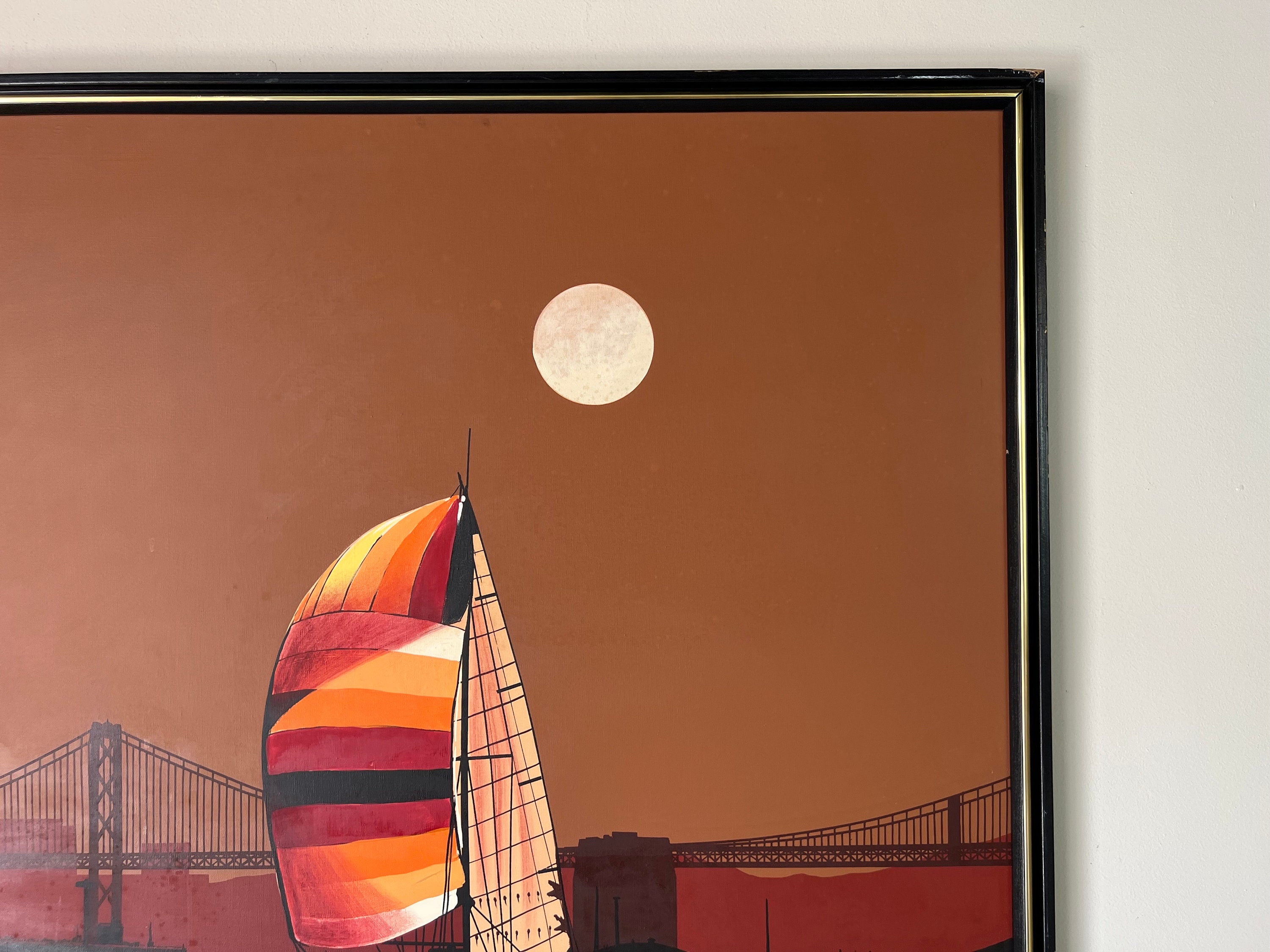 2409❣️ SANKO LINE 三光汽船　油絵 直筆 2409❣️ SANKO LINE 三光汽船 油絵 直筆 2409❣️ SANKO LINE 三光