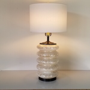 1970's Italian Carlo Nason Style Five-Tier Murano Glass Table Lamp image 2