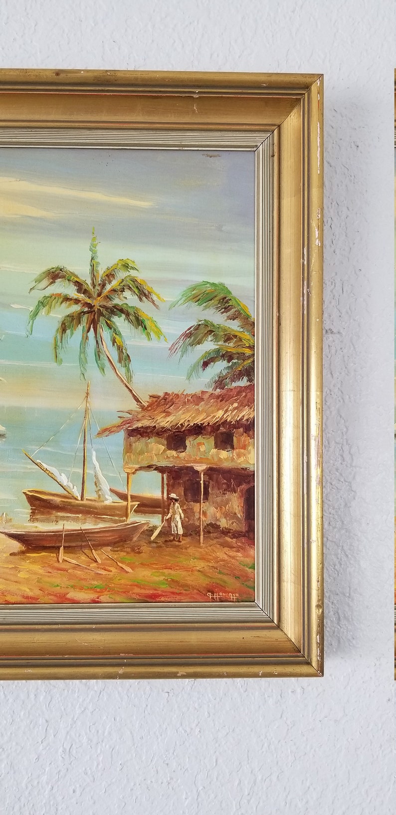 Ecuador Landscape Oil Painting by Hector Gustavo Monfayo . Etsy